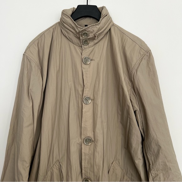 OPENING CEREMONY Hidden Hood Logo Trench Coat - Picture 2 of 7